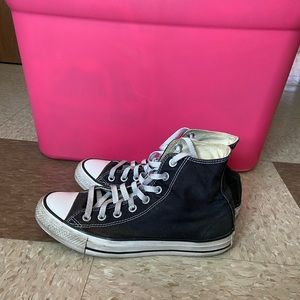 high top chuck taylor black converse